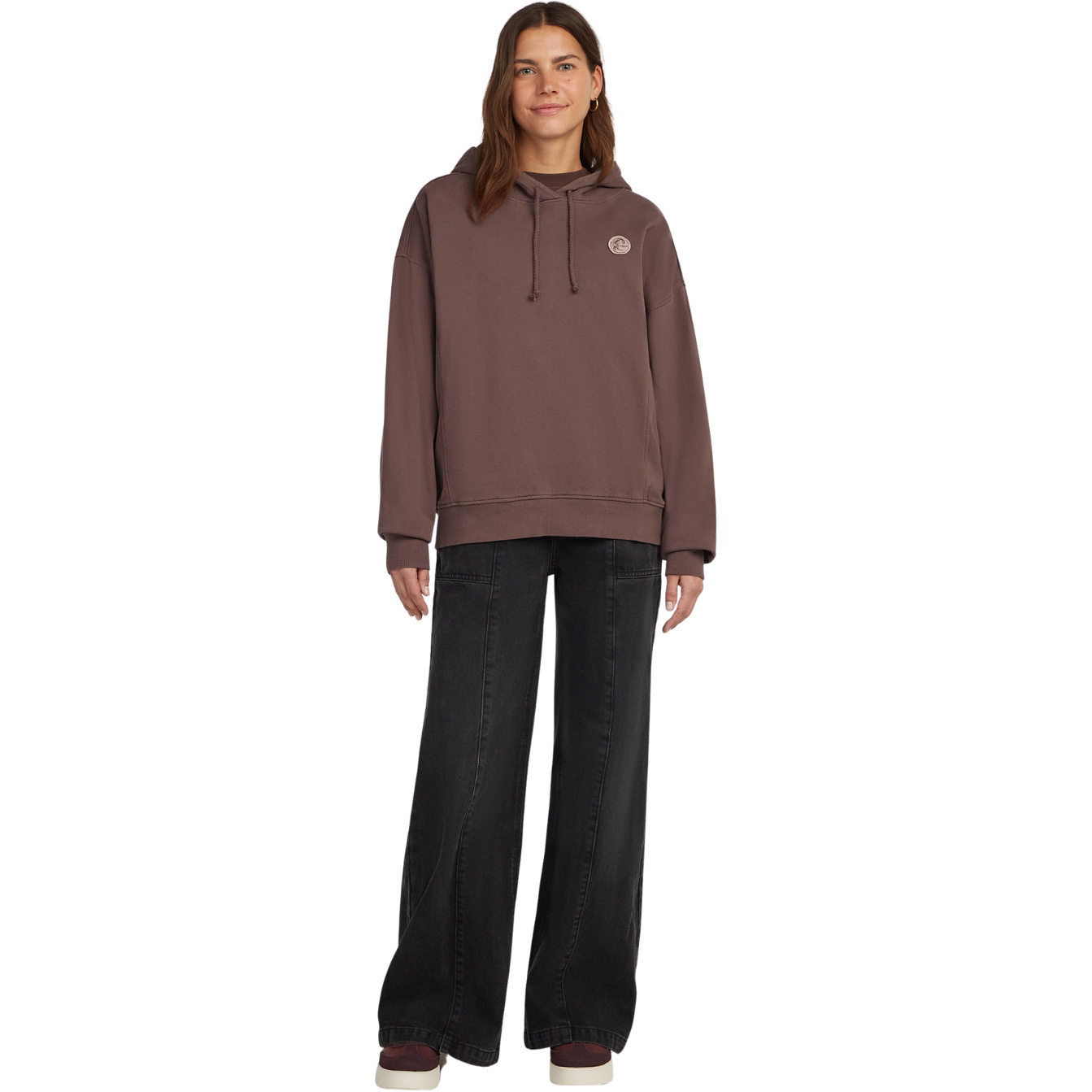 2026 O'Neill Womens O'riginals Badge Hoodie 1750134 - Purple Gray